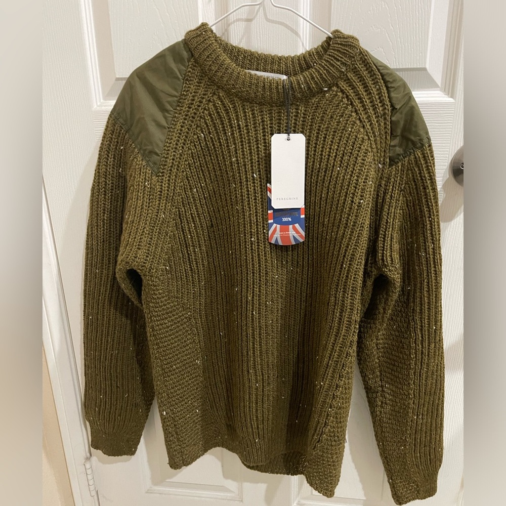 Peregrine commando sweater khaki
